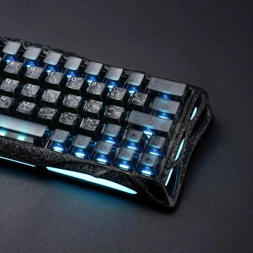 Клавиатура GravaStar Mercury V60 Pro RGB UFO Magnetic Gaming (GSV60PRO_CF_BLK) Cyber Frost Black купить в Украине | Telemart фото