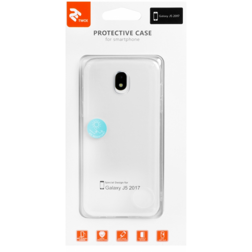 Чехол 2E для Samsung Galaxy J5 2017 TPU Case (2E-G-J5-17-MCTTR) Transparent купить в Украине | Telemart фото