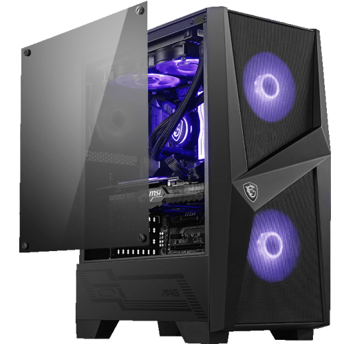 Корпус MSI MAG Forge 100M без БЖ Black (Відновлено продавцем, 906201) купити в Україні | Telemart фото