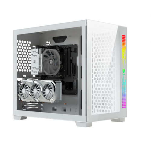 Корпус Coolmoon CASE PRO без БП White (Восстановлено продавцом, 906206) купить в Украине | Telemart фото