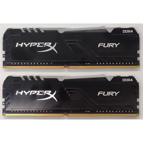 Озу HyperX DDR4 16GB (2x8GB) 3200Mhz Fury RGB (HX432C16FB3AK2/16) (Восстановлено продавцом, 906223) купить в Украине | Telemart фото