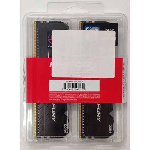Озу HyperX DDR4 16GB (2x8GB) 3200Mhz Fury RGB (HX432C16FB3AK2/16) (Восстановлено продавцом, 906223) купить в Украине | Telemart фото
