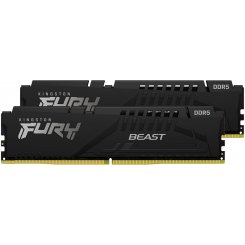 Озу Kingston DDR5 32GB (2x16GB) 6000Mhz FURY Beast Black (KF560C40BBK2-32) (Восстановлено продавцом, 906229)