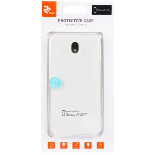 Чехол 2E для Samsung Galaxy J7 2017 TPU Case (2E-G-J7-17-MCTTR) Transparent купить в Украине | Telemart фото