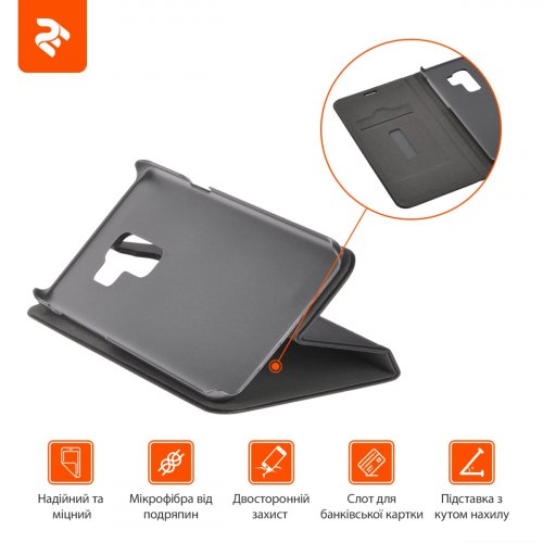 Чохол 2E для Samsung Galaxy S9+ Folio (2E-G-S9P-18-MCFLB) Black купити в Україні | Telemart фото