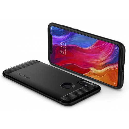 Чехол Spigen для для Xiaomi Mi 8 Rugged Armor (S11CS23359) Black купить в Украине | Telemart фото