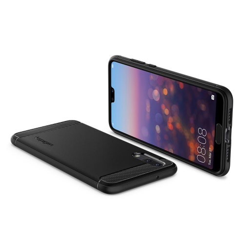 Чохол Spigen для HUAWEI P20 Rugged Armor (L21CS23080) Black купити в Україні | Telemart фото