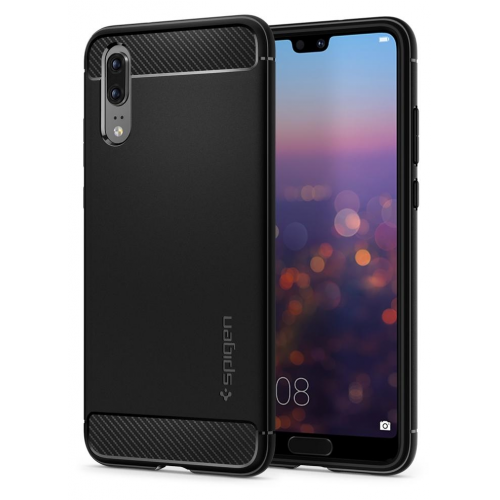 Чохол Spigen для HUAWEI P20 Rugged Armor (L21CS23080) Black купити в Україні | Telemart фото