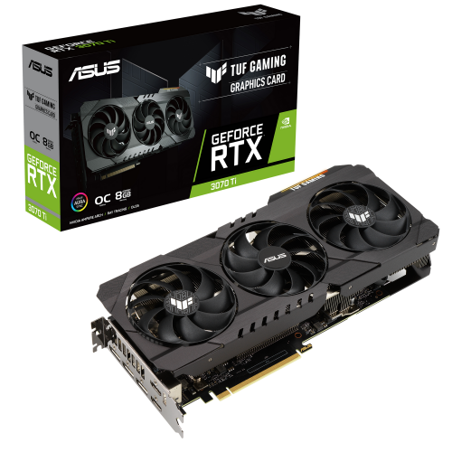 Відеокарта Asus TUF GeForce RTX 3070 Ti Gaming OC 8192MB (TUF-RTX3070TI-O8G-GAMING) (Відновлено продавцем, 906403) купити в Україні | Telemart фото