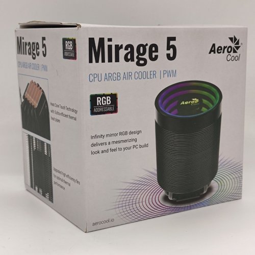 Кулер Aerocool Mirage 5 ARGB (Восстановлено продавцом, 906406) купить в Украине | Telemart фото