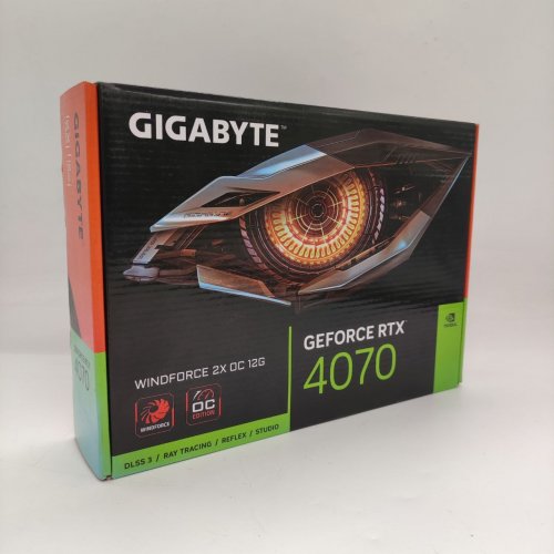 Видеокарта Gigabyte GeForce RTX 4070 WINDFORCE 2X OC 12228MB (GV-N4070WF2OC-12GD) (Восстановлено продавцом, 906407) купить в Украине | Telemart фото
