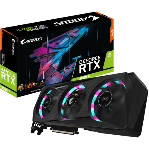 Відеокарта Gigabyte GeForce RTX 3060 Ti AORUS ELITE 8192MB (GV-N306TAORUS E-8GD 2.0) (Відновлено продавцем, 906412) купити в Україні | Telemart фото