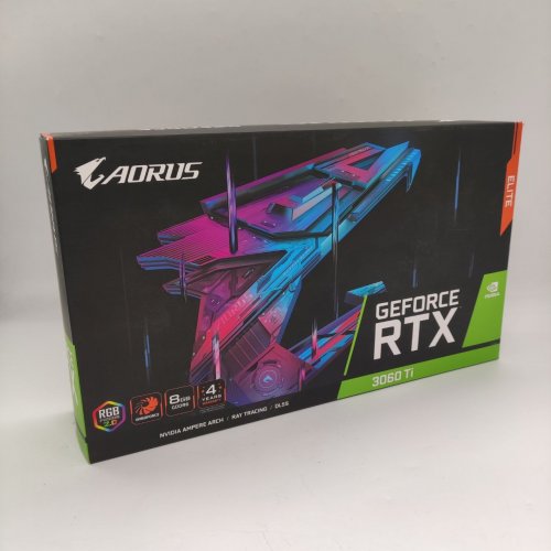 Відеокарта Gigabyte GeForce RTX 3060 Ti AORUS ELITE 8192MB (GV-N306TAORUS E-8GD 2.0) (Відновлено продавцем, 906412) купити в Україні | Telemart фото