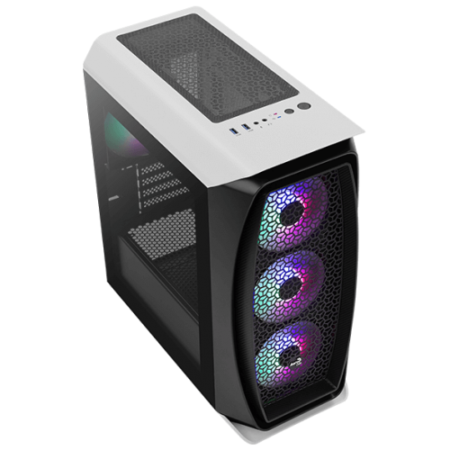 Корпус Aerocool Aero One Mini Frost-G-WT-v1 Tempered Glass без БП (ACCS-PB18043.21) White (Восстановлено продавцом, 906417) купить в Украине | Telemart фото