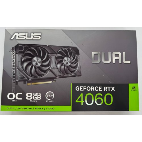 Видеокарта Asus Dual GeForce RTX 4060 EVO OC 8192MB (DUAL-RTX4060-O8G-EVO) (Восстановлено продавцом, 906569) купить в Украине | Telemart фото