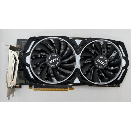 Відеокарта MSI GeForce GTX 1060 Armor OC V1 6144MB (GTX 1060 ARMOR 6G OCV1) (Відновлено продавцем, 906590) купити в Україні | Telemart фото