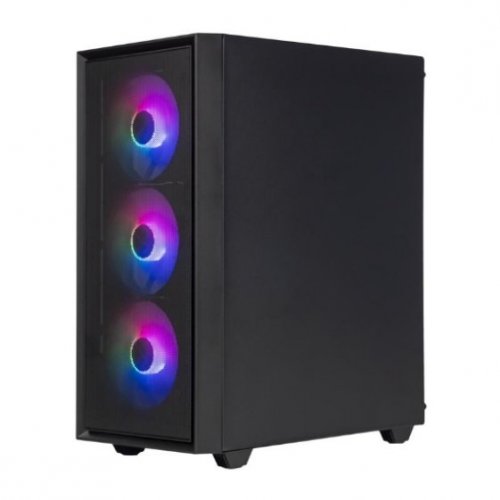 Корпус Prologix E107 Tempered Glass без БЖ Black (Відновлено продавцем, 906605) купити в Україні | Telemart фото