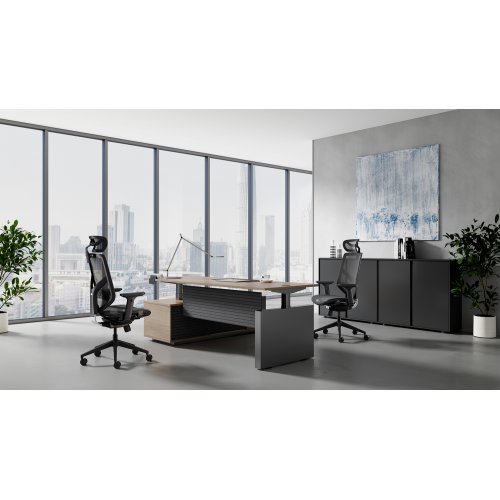 Ігрове крісло GT Chair Tender Form M Black купити в Україні | Telemart фото
