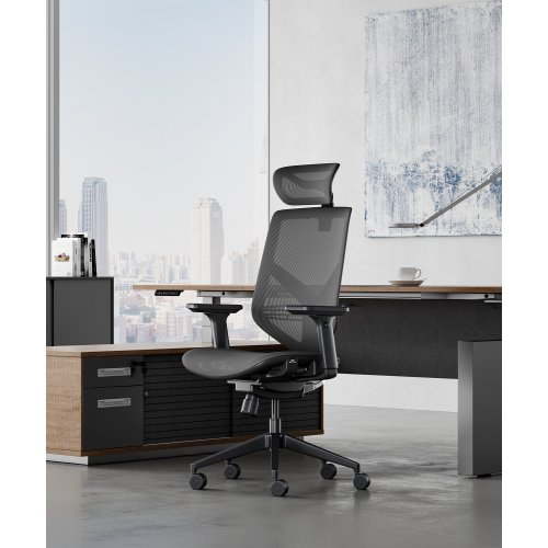Ігрове крісло GT Chair Tender Form M Black купити в Україні | Telemart фото