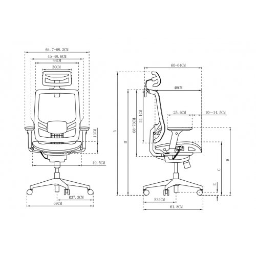 Ігрове крісло GT Chair InFlex M Black купити в Україні | Telemart фото