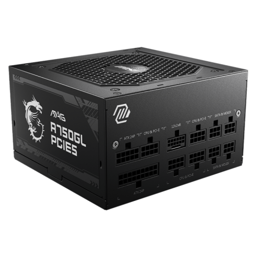 Уценка блок питания MSI MAG 750W PCIE5 (A750GL) (Вскрытая упаковка, 906769) купить в Украине | Telemart фото