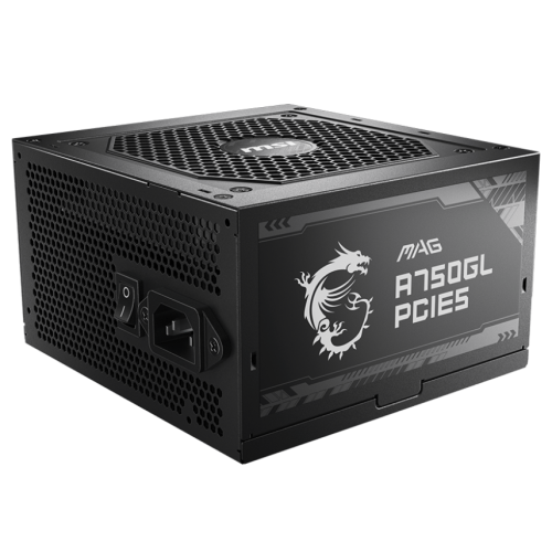 Уценка блок питания MSI MAG 750W PCIE5 (A750GL) (Вскрытая упаковка, 906769) купить в Украине | Telemart фото