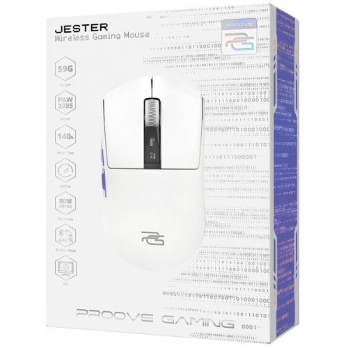 Уцінка миша Proove Gaming Jester 8K (WMJS00022002) White (Розкрита упаковка, 906790) купити в Україні | Telemart фото