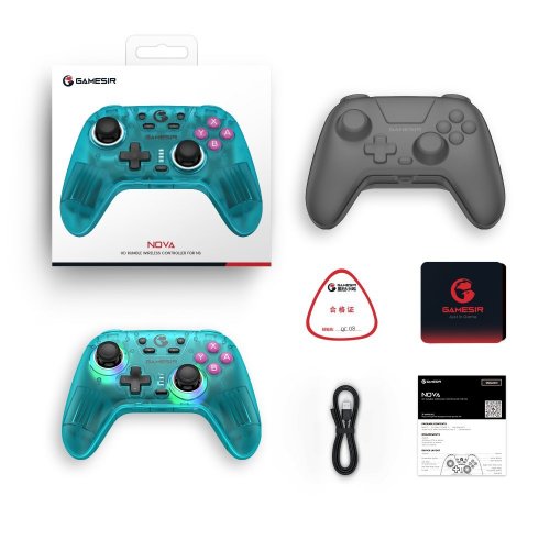 Уценка геймпад Gamesir T4n Neon Teal (Вскрытая упаковка, 906842) купить в Украине | Telemart фото