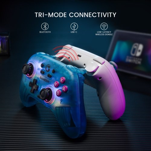 Уценка геймпад Gamesir T4n Neon Teal (Вскрытая упаковка, 906842) купить в Украине | Telemart фото
