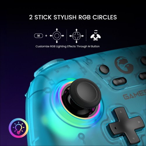 Уценка геймпад Gamesir T4n Neon Teal (Вскрытая упаковка, 906842) купить в Украине | Telemart фото