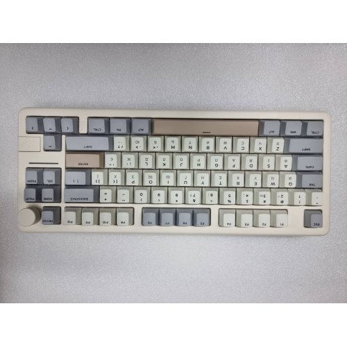 Уценка клавиатура EPOMAKER GALAXY70 RGB Mechanical HUANO Blossom Odyssey Switch Wireless (GALAXY70-G-BO-UA) Grey (Отсутствуют две резиновые ножки, 907066) купить в Украине | Telemart фото