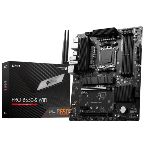 Материнська плата MSI PRO B650-S WIFI (sAM5, AMD B650) (Відновлено продавцем, 907070) купити в Україні | Telemart фото