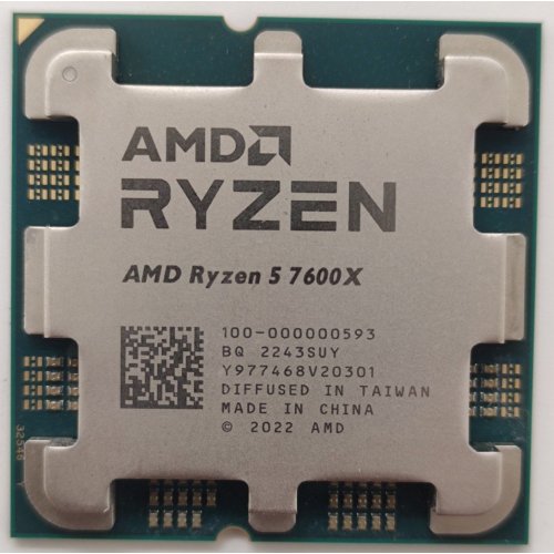 Процесор AMD Ryzen 5 7600X 4.7(5.3)GHz 32MB sAM5 Box (100-100000593WOF) (Відновлено продавцем, 907074) купити в Україні | Telemart фото
