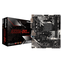 Материнская плата AsRock A320M-DVS R4.0 (sAM4, AMD A320) (Восстановлено продавцом, 907079)