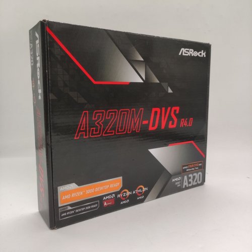 Материнська плата AsRock A320M-DVS R4.0 (sAM4, AMD A320) (Відновлено продавцем, 907079) купити в Україні | Telemart фото