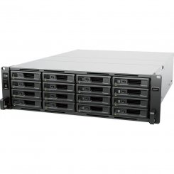 Сетевое хранилище Synology RS2825RP+Form factor: Rackmount 3UDrive bays: 16Processor: AMD Ryzen V1780BRAM: 8 GBRJ-45 ports: 3Network speed: 2 × 1 Gbps1 × 10 GbpsOS: Synology DSM