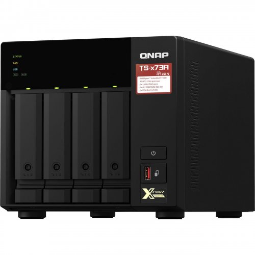 Мережеве сховище QNAP TS-473A-8G купити в Україні | Telemart фото