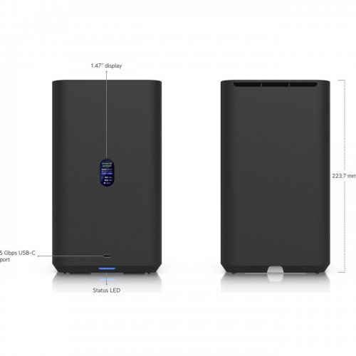 Мережеве сховище Ubiquiti Unas 2 (UNAS-2-B) Black купити в Україні | Telemart фото