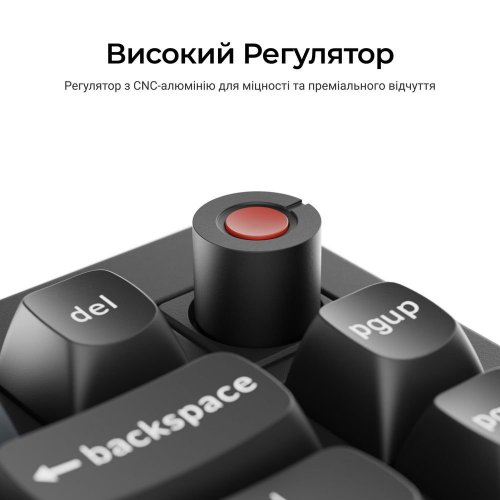 Уцінка клавіатура Keychron V1 8K Keychron Super Red Switch (V1W-D1-UA) Black (Розкрита упаковка, 907138) купити в Україні | Telemart фото
