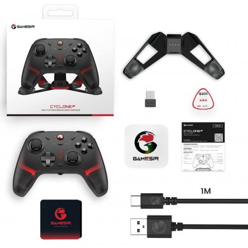 Уценка геймпад Gamesir Cyclone 2 with Dock Station Black (Вскрытая упаковка, 907142) купить в Украине | Telemart фото