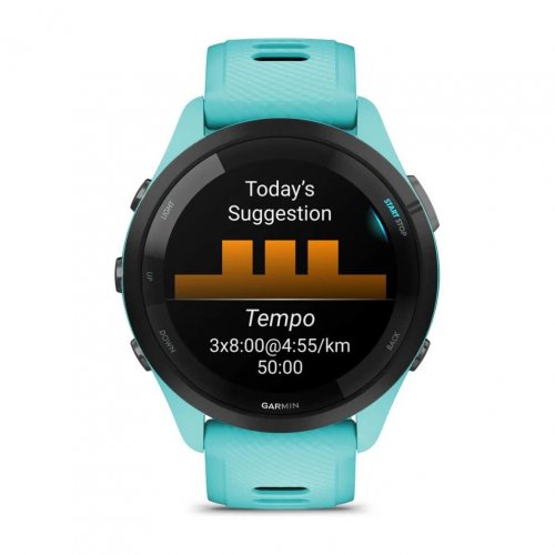 Розумний годинник Garmin Forerunner 265 (010-02810-12) Aqua купити в Україні | Telemart фото