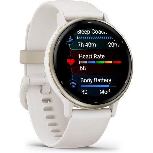 Умные часы Garmin Vivoactive 5 (010-02862-5B) Cream Gold/Ivory купить в Украине | Telemart фото