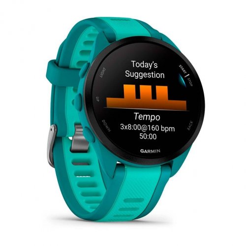 Умные часы Garmin Forerunner 165 Music (010-02863-32) Turquoise/Aqua купить в Украине | Telemart фото