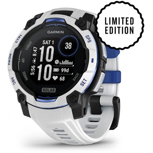 Розумний годинник Garmin Instinct 3 45mm Solar (010-02934-03) Whitestone купити в Україні | Telemart фото