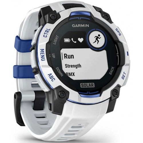 Розумний годинник Garmin Instinct 3 45mm Solar (010-02934-03) Whitestone купити в Україні | Telemart фото