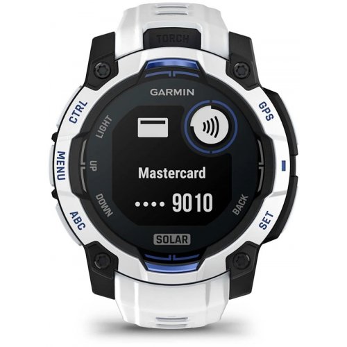 Розумний годинник Garmin Instinct 3 45mm Solar (010-02934-03) Whitestone купити в Україні | Telemart фото