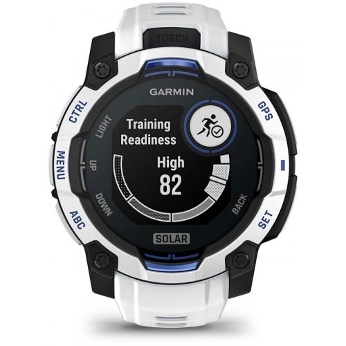 Розумний годинник Garmin Instinct 3 45mm Solar (010-02934-03) Whitestone купити в Україні | Telemart фото