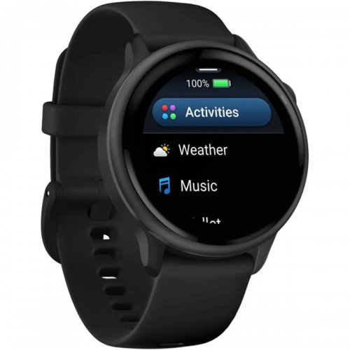 Розумний годинник Garmin Vivoactive 6 (010-02985-40) Slate/Black купити в Україні | Telemart фото