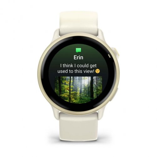 Умные часы Garmin Vivoactive 6 (010-02985-41) Lunar Gold/Bone купить в Украине | Telemart фото