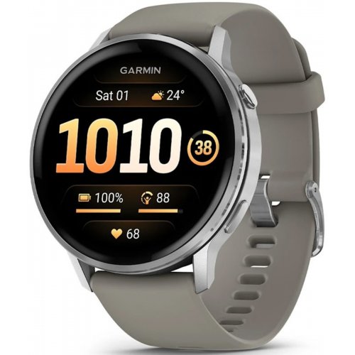Умные часы Garmin Venu 4 45mm (010-03014-01) Black/Silver купить в Украине | Telemart фото